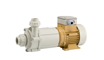 Horizontal thermoplastic magnetic drive pump MX90-PP from Hendor 